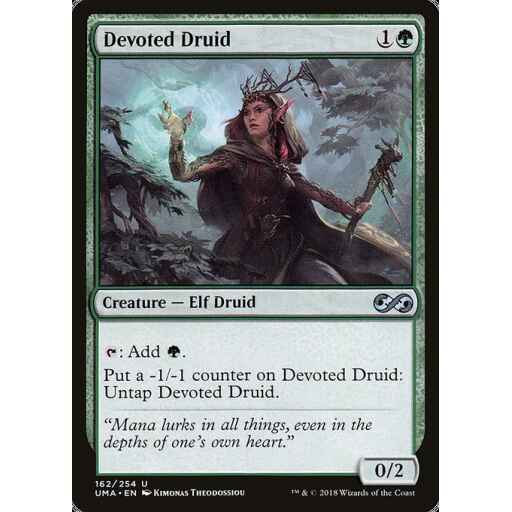 Ultimate Masters - 162 - Devoted Druid - Uncommon - G - Non-foil