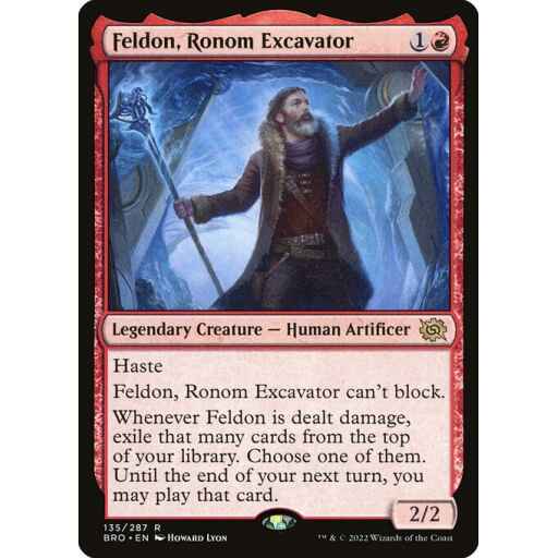 The Brothers' War - 135 - Feldon, Ronom Excavator - Rare - R - Non-foil
