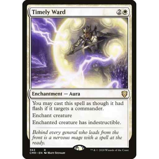 Commander Legends - 363 - Timely Ward - Rare - W - Non-foil