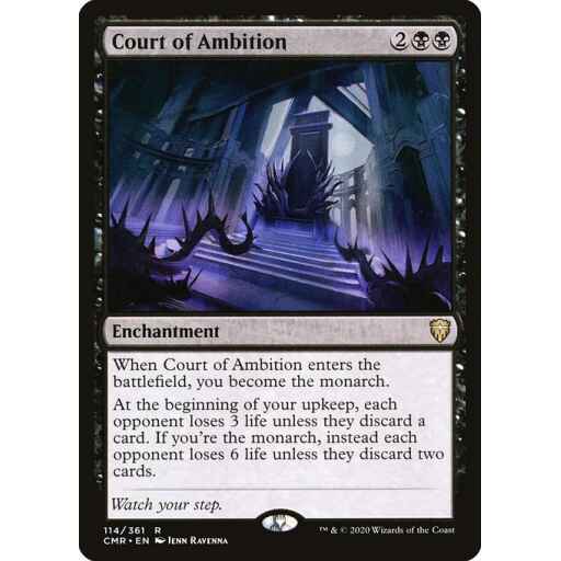 Commander Legends - 114 - Court of Ambition - Rare - B - Non-foil