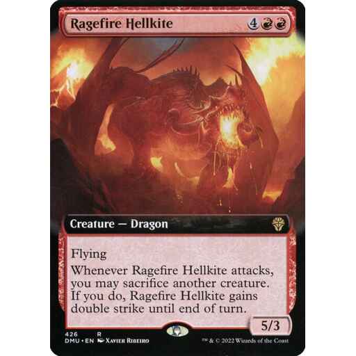 Dominaria United - 426 - Ragefire Hellkite - Rare - R - Non-foil