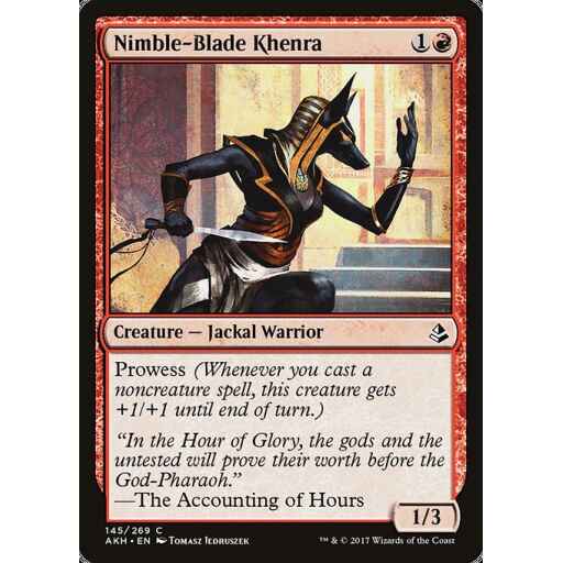 Amonkhet - 145 - Nimble-Blade Khenra - Common - R - Non-foil