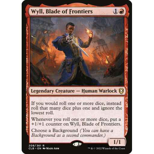 Commander Legends: Battle for Baldur's Gate - 208 - Wyll, Blade of Frontiers - Rare - R - Non-foil