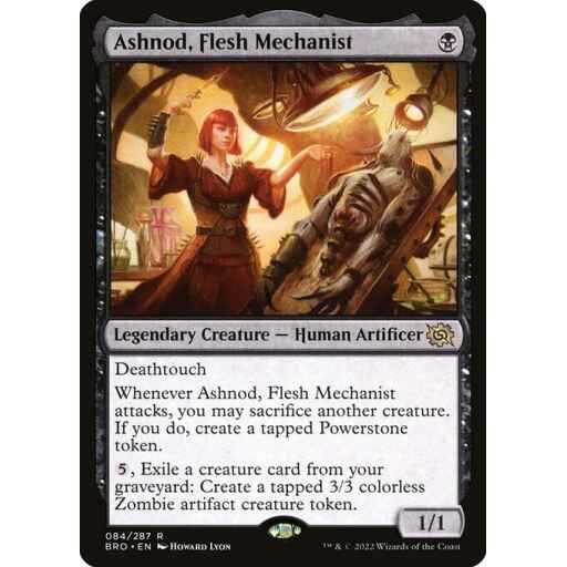 The Brothers' War - 84 - Ashnod, Flesh Mechanist - Rare - B - Non-foil