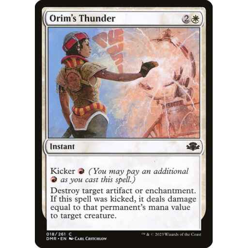 Dominaria Remastered - 18 - Orim's Thunder - Common - W - Non-foil