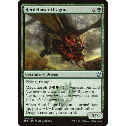 Dragons of Tarkir - 190 - Herdchaser Dragon - Uncommon - G - Non-foil