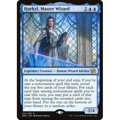The Brothers' War - 51 - Hurkyl, Master Wizard - Rare - U - Non-foil