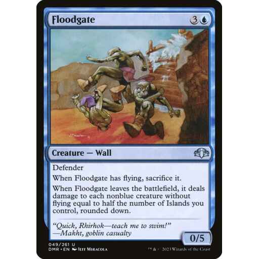 Dominaria Remastered - 49 - Floodgate - Uncommon - U - Non-foil