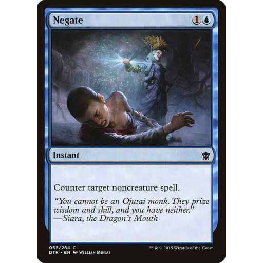 Dragons of Tarkir - 65 - Negate - Common - U - Non-foil