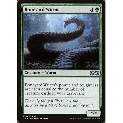 Ultimate Masters - 159 - Boneyard Wurm - Uncommon - G - Non-foil
