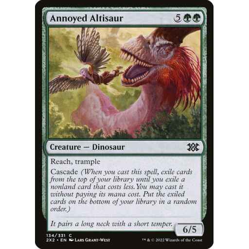Double Masters 2022 - 134 - Annoyed Altisaur - Common - G - Non-foil