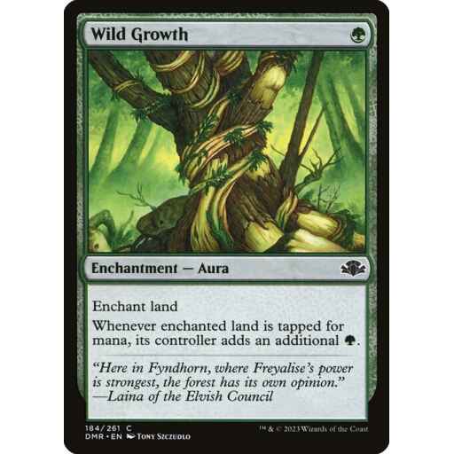 Dominaria Remastered - 184 - Wild Growth - Common - G - Non-foil
