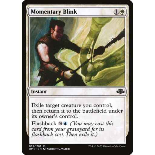 Dominaria Remastered - 15 - Momentary Blink - Common - W - Non-foil