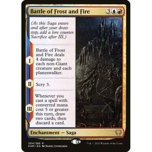Kaldheim - 204 - Battle of Frost and Fire - Rare - UR - Non-foil