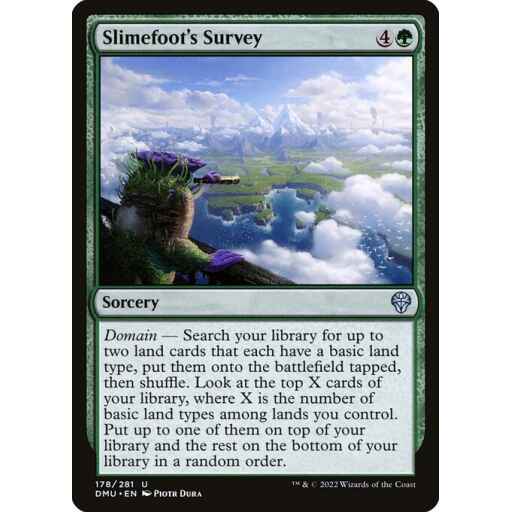 Dominaria United - 178 - Slimefoot's Survey - Uncommon - G - Non-foil