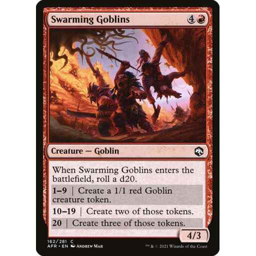 Adventures in the Forgotten Realms - 162 - Swarming Goblins - Common - R - Non-foil