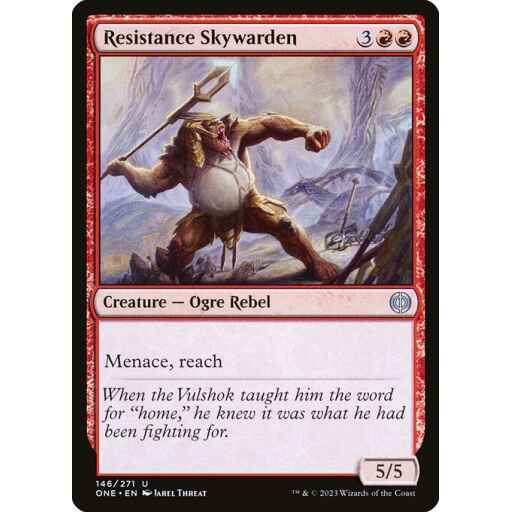 Phyrexia: All Will Be One - 146 - Resistance Skywarden - Uncommon - R - Non-foil