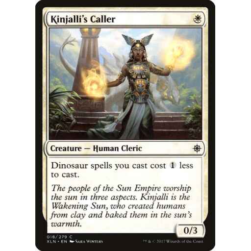 Ixalan - 18 - Kinjalli's Caller - Common - W - Non-foil
