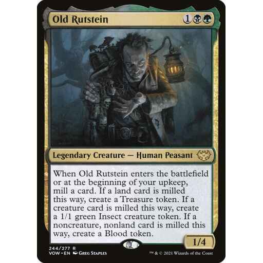 Innistrad: Crimson Vow - 244 - Old Rutstein - Rare - BG - Non-foil