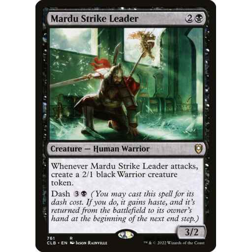 Commander Legends: Battle for Baldur's Gate - 761 - Mardu Strike Leader - Rare - B - Non-foil