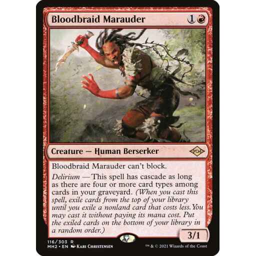 Modern Horizons 2 - 116 - Bloodbraid Marauder - Rare - R - Non-foil