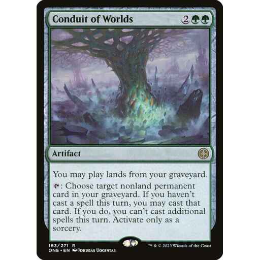 Phyrexia: All Will Be One - 163 - Conduit of Worlds - Rare - G - Non-foil