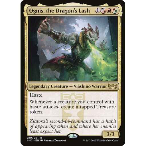 Streets of New Capenna - 210 - Ognis, the Dragon's Lash - Rare - Multi - Non-foil