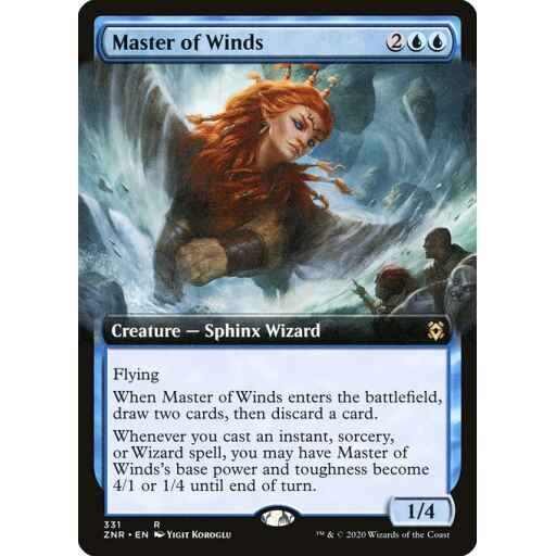Zendikar Rising - 331 - Master of Winds - Rare - U - Non-foil