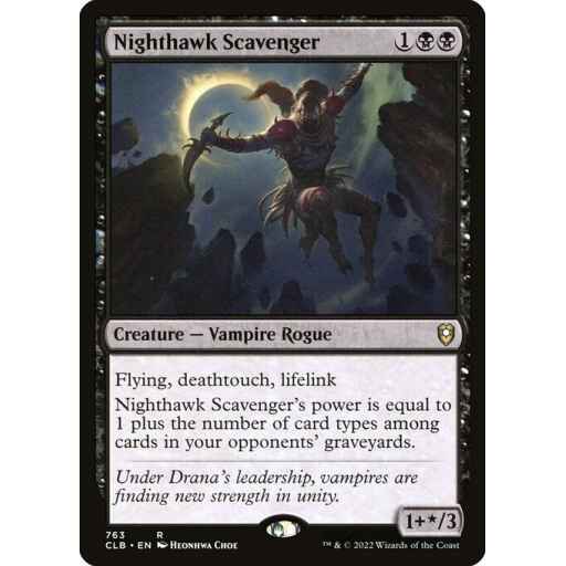 Commander Legends: Battle for Baldur's Gate - 763 - Nighthawk Scavenger - Rare - B - Non-foil