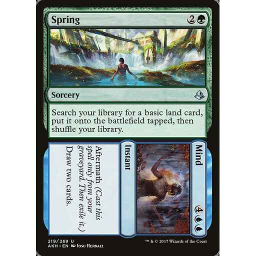 Amonkhet - 219 - Spring // Mind - Uncommon - UG - Non-foil
