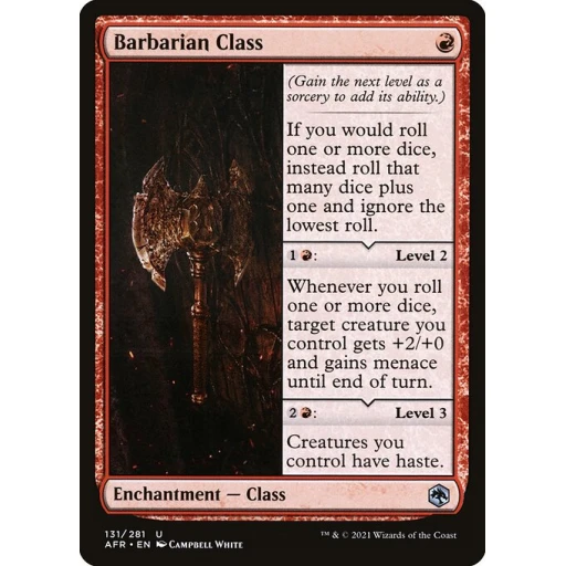 Adventures in the Forgotten Realms - 131 - Barbarian Class - Uncommon - R - Non-foil