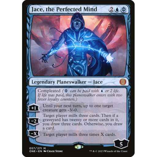 Phyrexia: All Will Be One - 57 - Jace, the Perfected Mind - Mythic - U - Non-foil