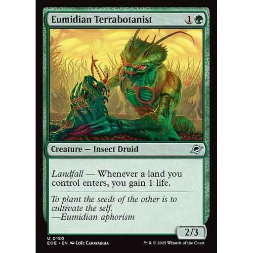 Edge of Eternities - 180 - Eumidian Terrabotanist - Uncommon - G - Non-foil
