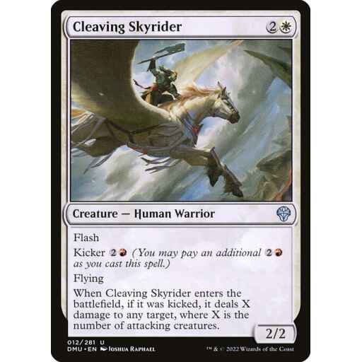 Dominaria United - 12 - Cleaving Skyrider - Uncommon - W - Non-foil