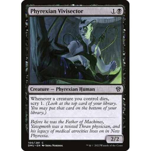 Dominaria United - 100 - Phyrexian Vivisector - Common - B - Non-foil