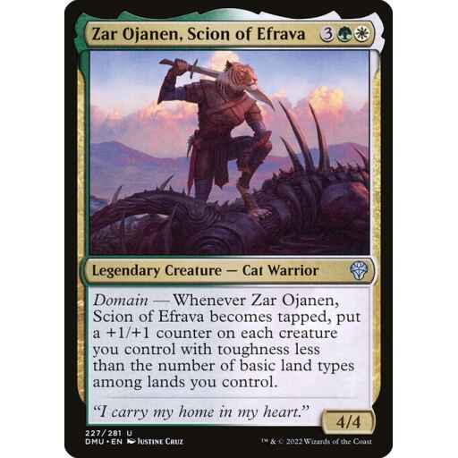 Dominaria United - 227 - Zar Ojanen, Scion of Efrava - Uncommon - WG - Non-foil