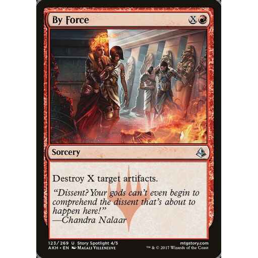Amonkhet - 123 - By Force - Uncommon - R - Non-foil