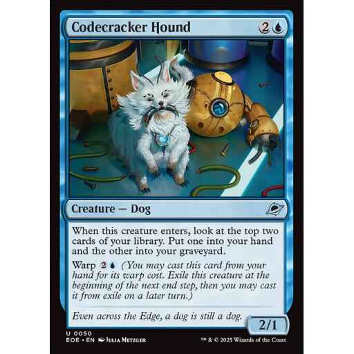 Edge of Eternities - 50 - Codecracker Hound - Uncommon - U - Non-foil