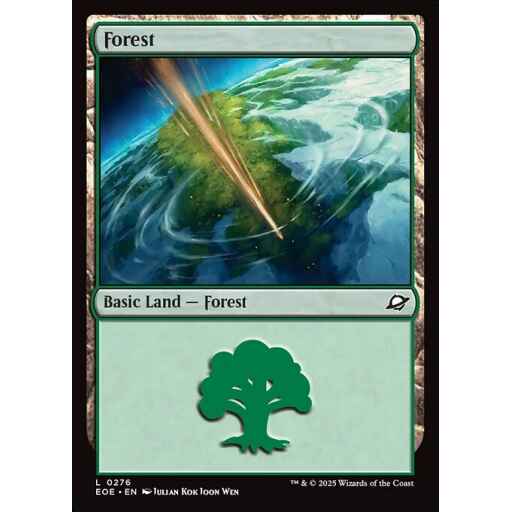 Edge of Eternities - 276 - Forest - Common - C - Foil