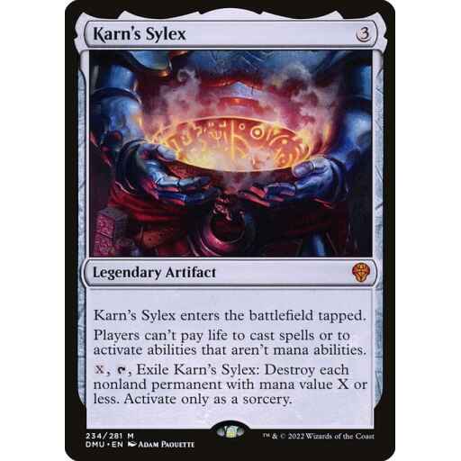 Dominaria United - 234 - Karn's Sylex - Mythic - C - Non-foil