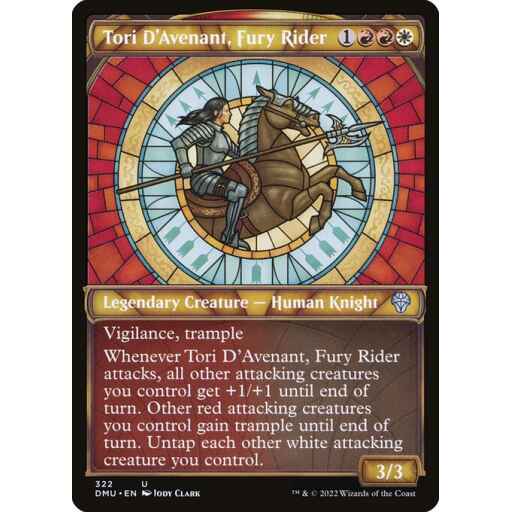 Dominaria United - 322 - Tori D'Avenant, Fury Rider - Uncommon - WR - Non-foil