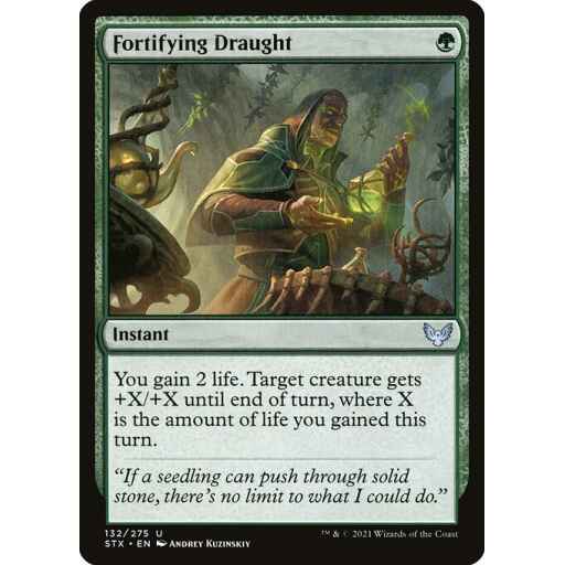 Strixhaven: School of Mages - 132 - Fortifying Draught - Uncommon - G - Non-foil