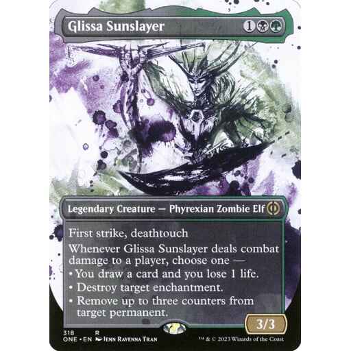 Phyrexia: All Will Be One - 318 - Glissa Sunslayer - Rare - BG - Non-foil