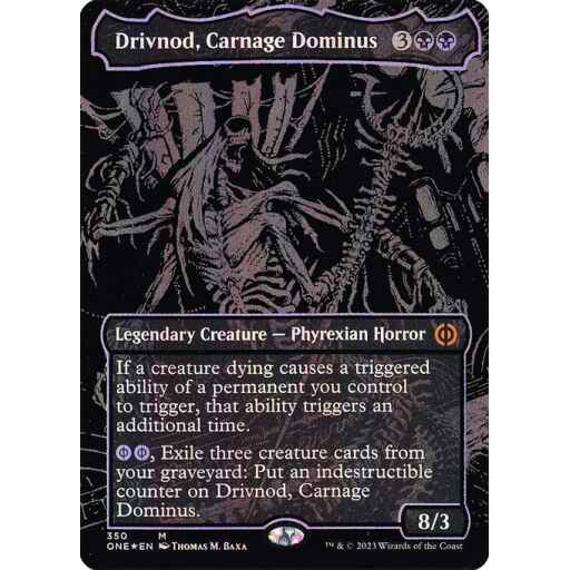 Phyrexia: All Will Be One - 350 - Drivnod, Carnage Dominus - Mythic - B - Foil
