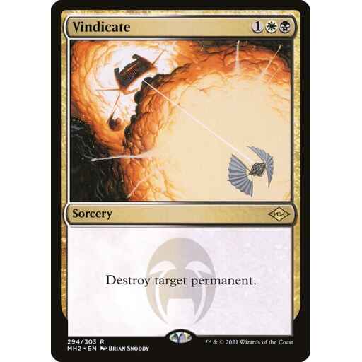 Modern Horizons 2 - 294 - Vindicate - Rare - WB - Non-foil