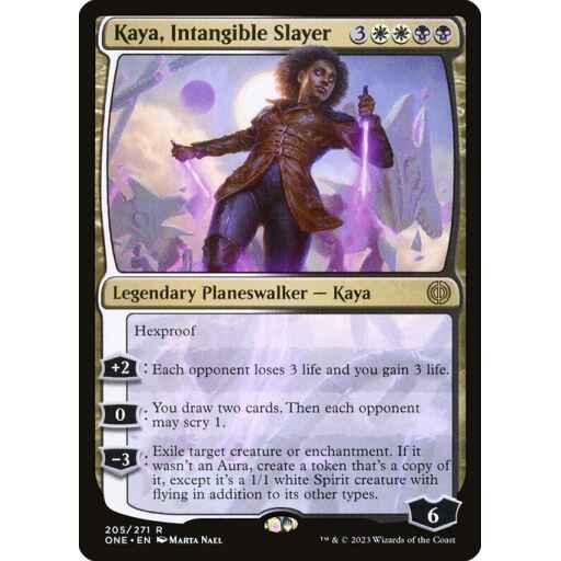 Phyrexia: All Will Be One - 205 - Kaya, Intangible Slayer - Rare - WB - Non-foil