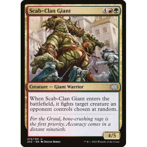 Double Masters 2022 - 272 - Scab-Clan Giant - Uncommon - RG - Non-foil
