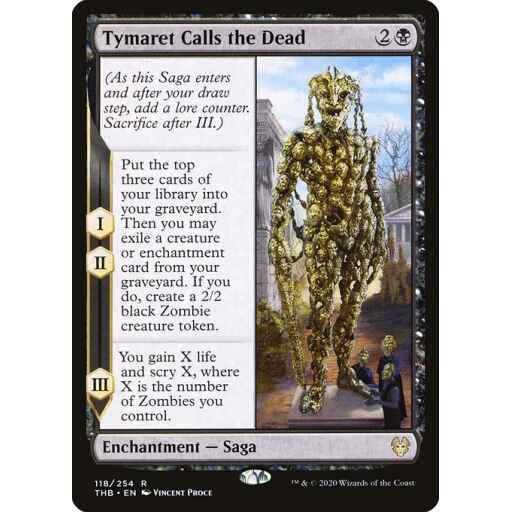 Theros Beyond Death - 118 - Tymaret Calls the Dead - Rare - B - Non-foil