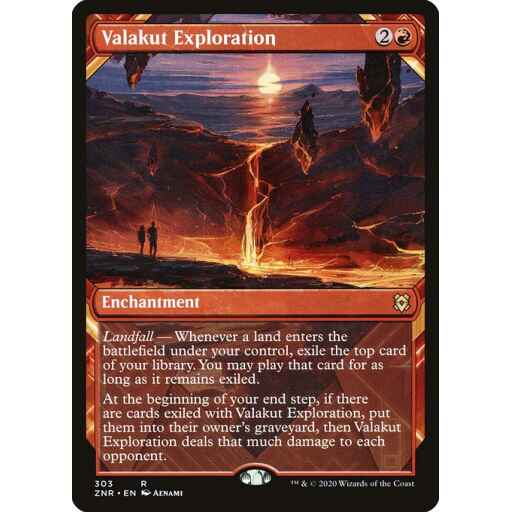 Zendikar Rising - 303 - Valakut Exploration - Rare - R - Non-foil