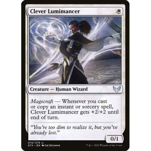 Strixhaven: School of Mages - 10 - Clever Lumimancer - Uncommon - W - Non-foil